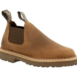 Women Georgia Women's Giant Revamp 3" Pull-On Ramp Romeo Work Shoe- - GB00431
