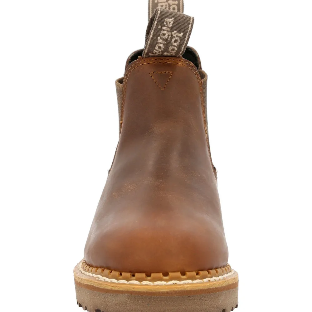 Women Georgia Women's Giant Revamp 5" WP Pull-On Chelsea Boot - GB00432