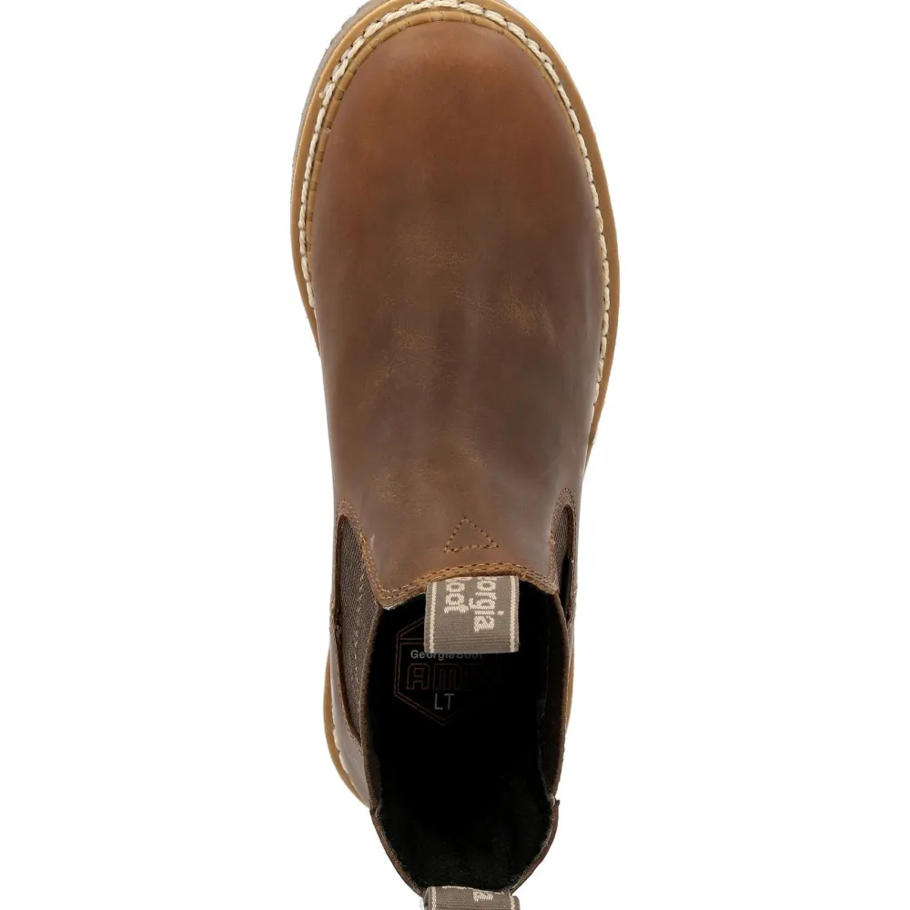 Women Georgia Women's Giant Revamp 5" WP Pull-On Chelsea Boot - GB00432