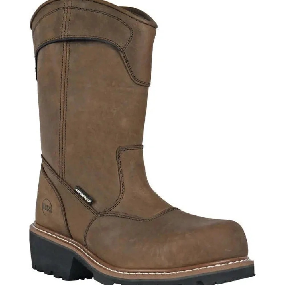 Hoss Men's Buford Composite Toe WP Pull On Logger Duty Boot - 90211