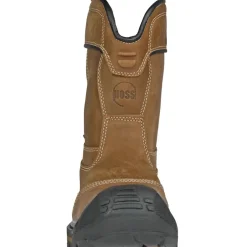 Women Hoss Men's Ranger Composite Toe Waterpoof Pull On Wellington Work Boot - Brown 90260