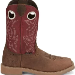 Justin Men's All Round 11" Steel Toe Western Work Boot -- SE3110