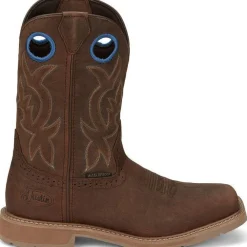 Women Justin Men's All Round 11" WP Western Work Boot -- SE3114