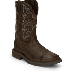Justin Men's Amarillo 11" Steel Toe Western Work Boot -- SE4313