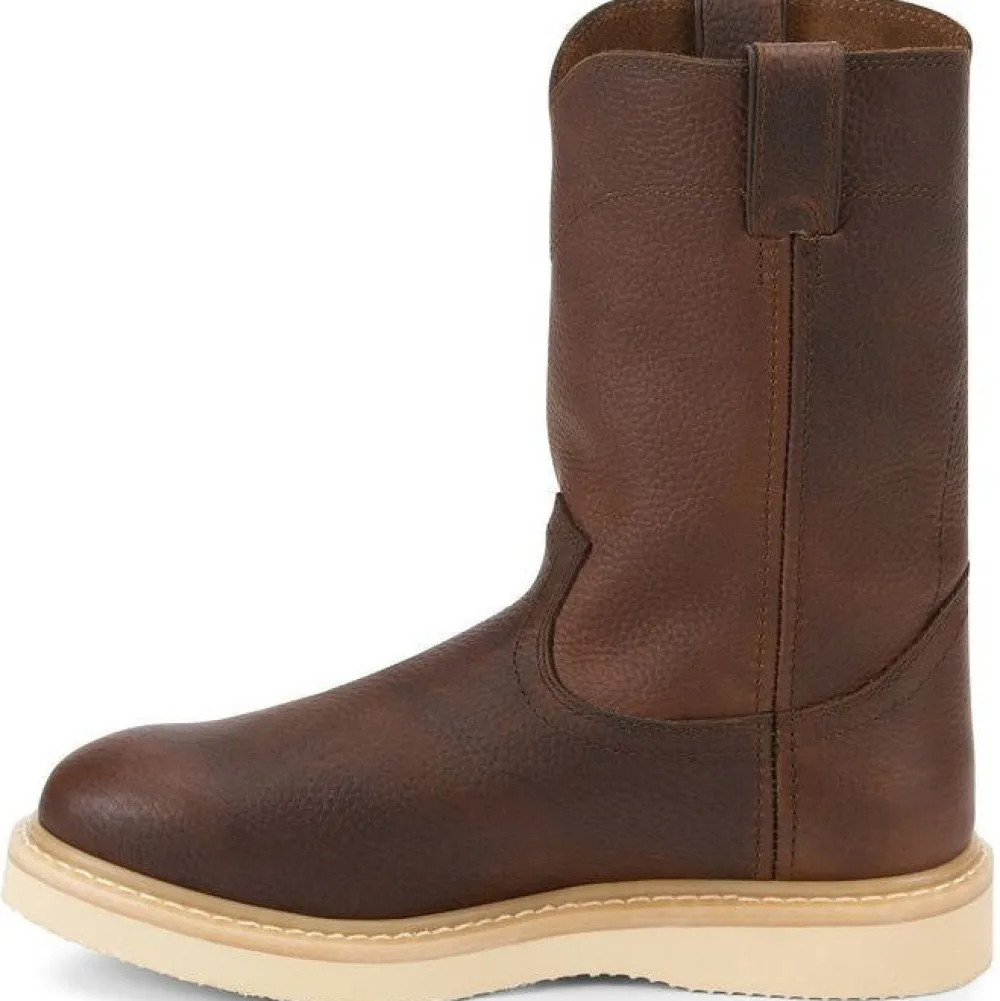 Justin Men's Axe 10" Soft Toe Wedge Western Work Boot -- WK4908