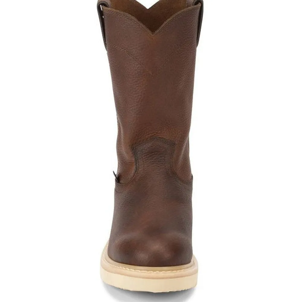 Justin Men's Axe 10" Soft Toe Wedge Western Work Boot -- WK4908