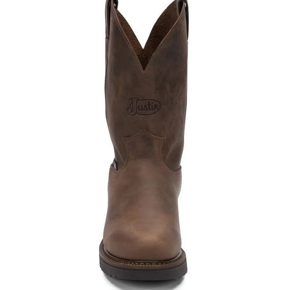 Justin Men's Balusters 11" Slip Resistant Western Work Boot -- 4444