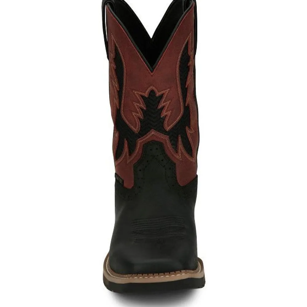 Women Justin Men's Bolt 11" Comp Toe Western Work Boot -- SE4117