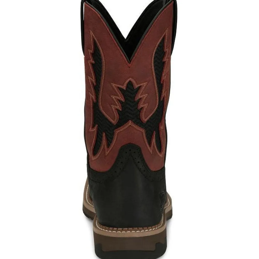 Women Justin Men's Bolt 11" Comp Toe Western Work Boot -- SE4117