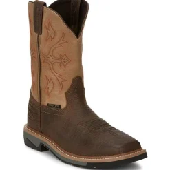 Justin Men's Bolt 11" Comp Toe WP Western Work Boot -- SE4103