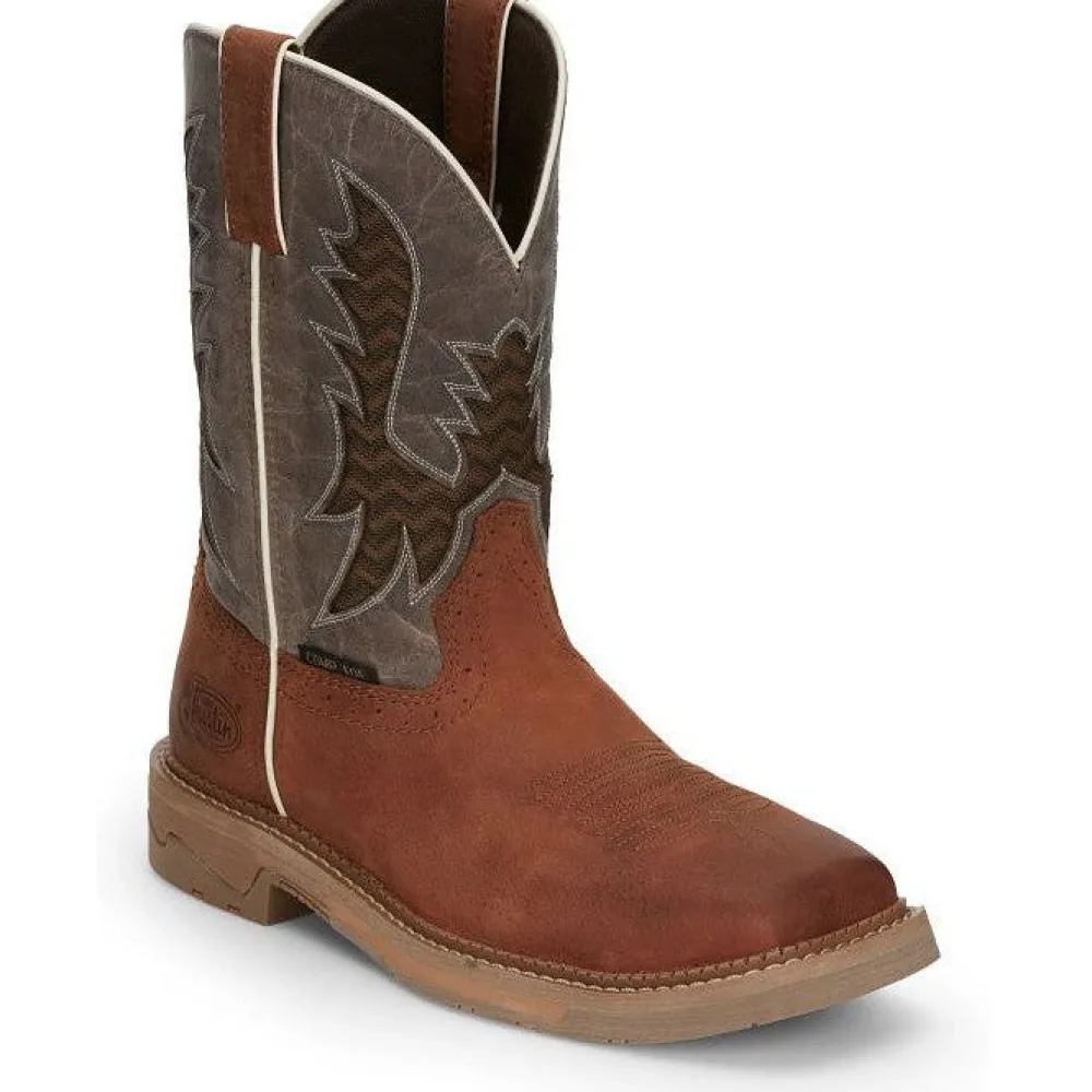 Justin Men's Bolt 11" Nano Comp Toe Western Work Boot -- SE4111