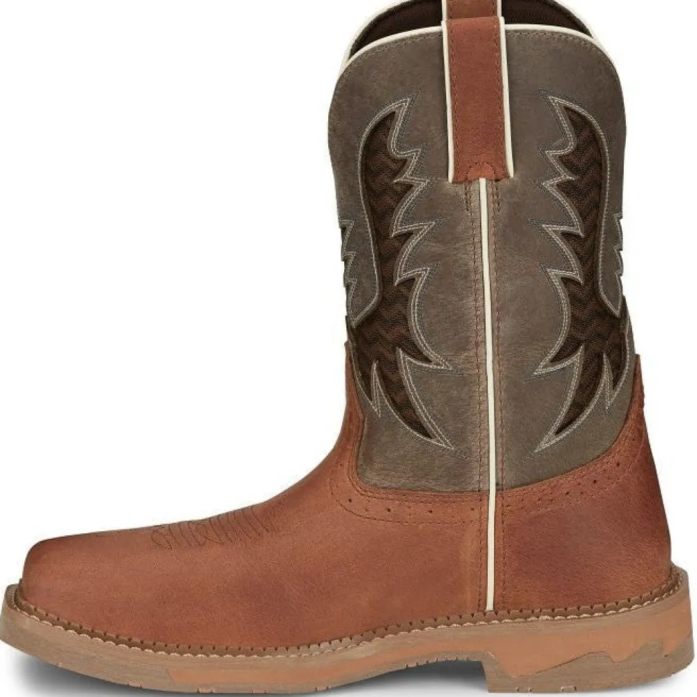 Justin Men's Bolt 11" Nano Comp Toe Western Work Boot -- SE4111