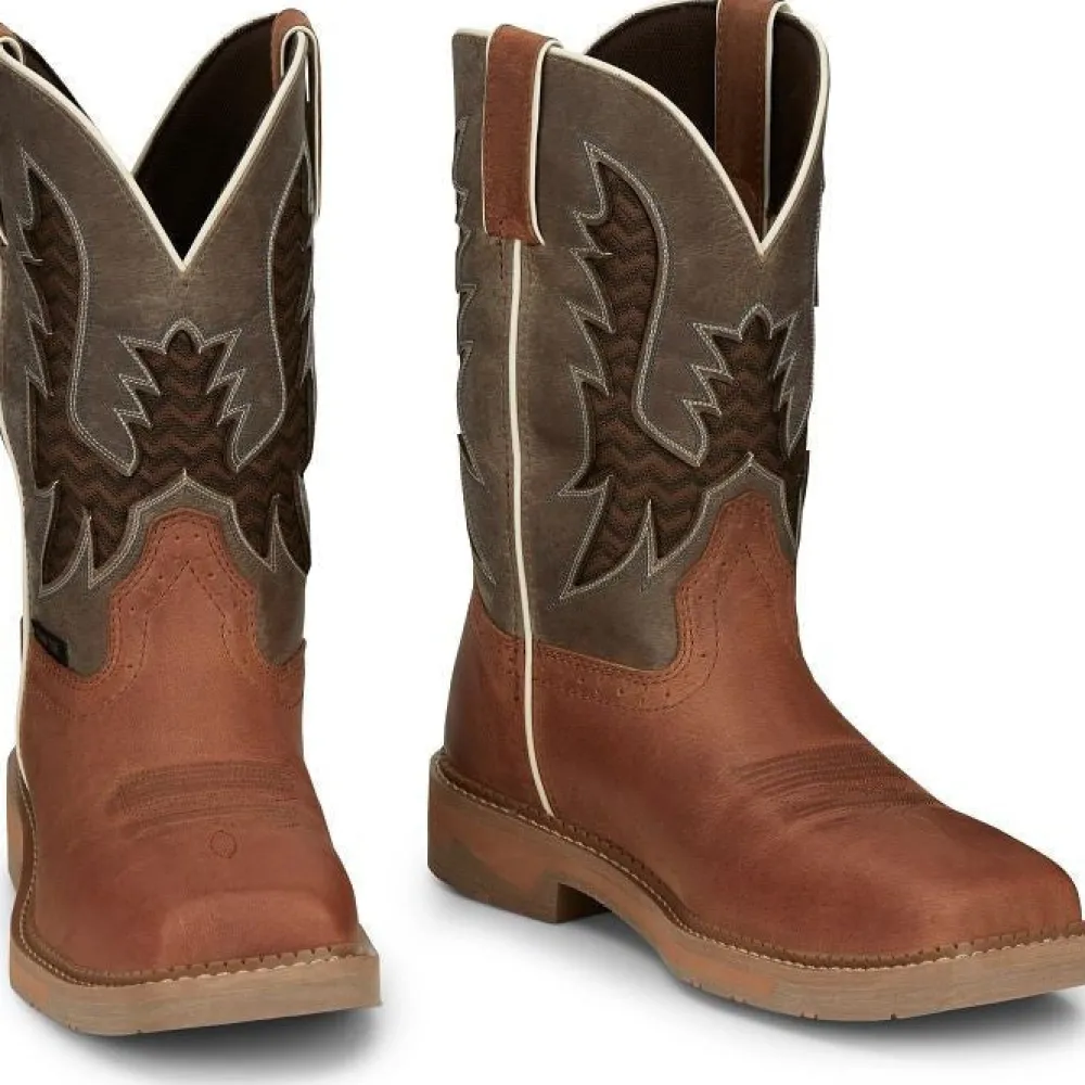 Justin Men's Bolt 11" Nano Comp Toe Western Work Boot -- SE4111