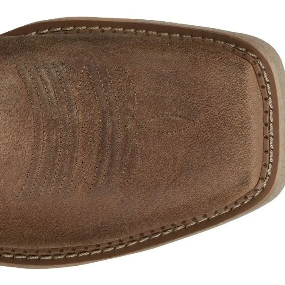 Women Justin Men's Bolt 11" Square Toe Western Work Boot -Tan- SE4114