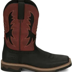 Women Justin Men's Bolt 11" Square Toe Western Work Boot -- SE4116