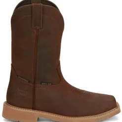 Justin Men's Buster 11" Steel WP Western Work Boot -- SE3101