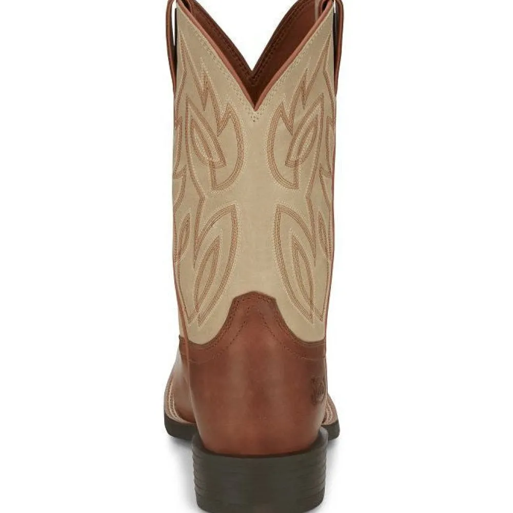 Justin Men's Canter 11" Steel Toe Slip Resist Western Work Boot -- SE4511