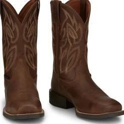 Justin Men's Canter Steel Toe Slip Resist Western Work Boot -- SE4510