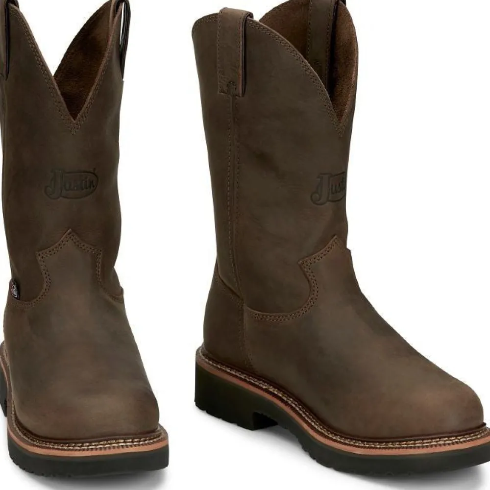 Women Justin Men's Carbide 11" Western Work Boot -- OW4440