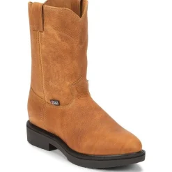 Justin Men's Conductor 10" Slip Resist Made In USA Work Boot -- 4762