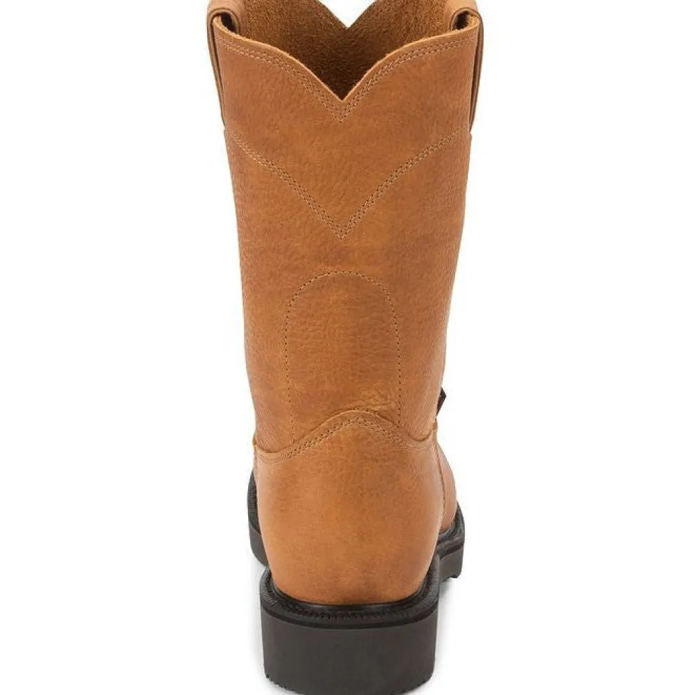 Justin Men's Conductor 10" Slip Resist Made In USA Work Boot -- 4762
