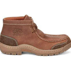 Justin Men's Crafton 4" Moc Toe WP Work Shoe -- SE251