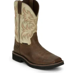 Justin Men's Driller 11" Steel Toe Western Work Boot -- SE4684
