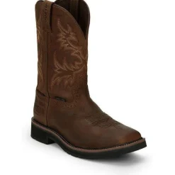 Justin Men's Driller 11" Steel Toe Western Work Boot -- SE4690