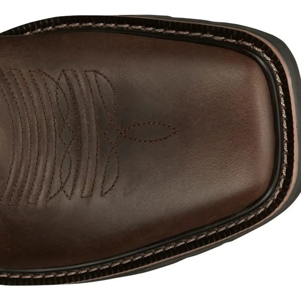 Justin Men's Driller 11" Waterproof Western Work Boot -Tan- SE4689