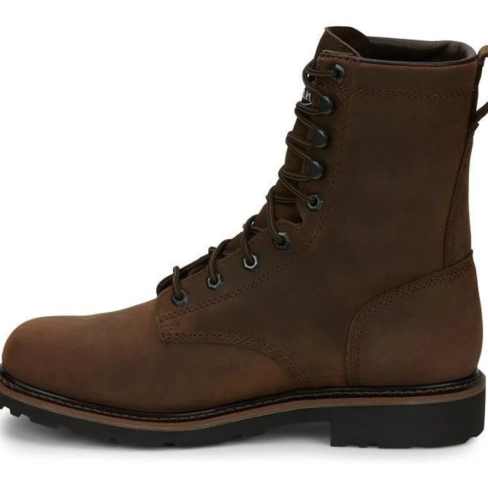 Justin Men's Drywall 8" Steel Toe WP Western Work Boot -- SE961