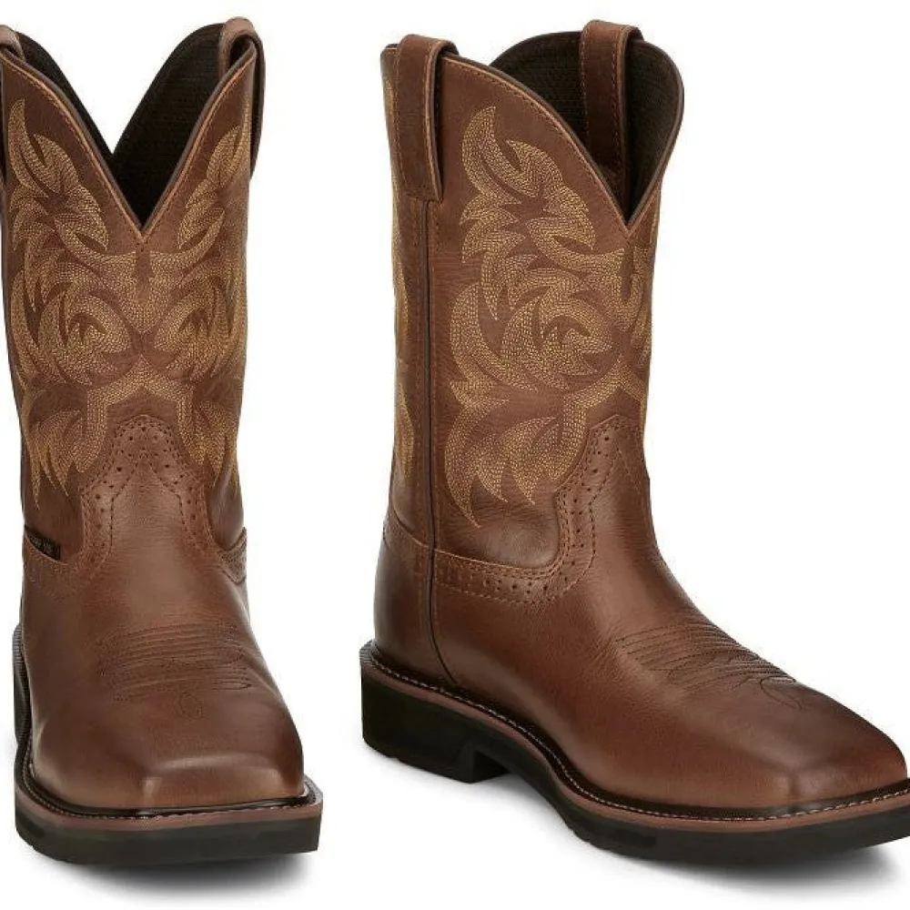 Justin Men's Handler 11" CT Western Work Boot -- SE4824