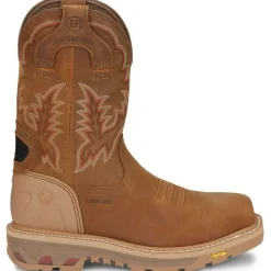 Justin Men's Montana 11" Nano Comp Toe Western Work Boot- - CR2124