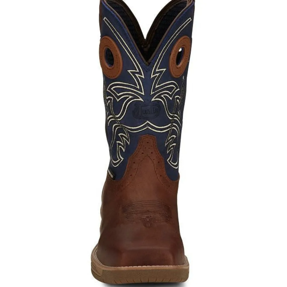 Justin Men's Nitread 11" Nano Composite Toe Western Work Boot -- CR3202