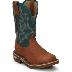 Justin Men's Resistor 11" Nano CT Western Work Boot - - CR4010