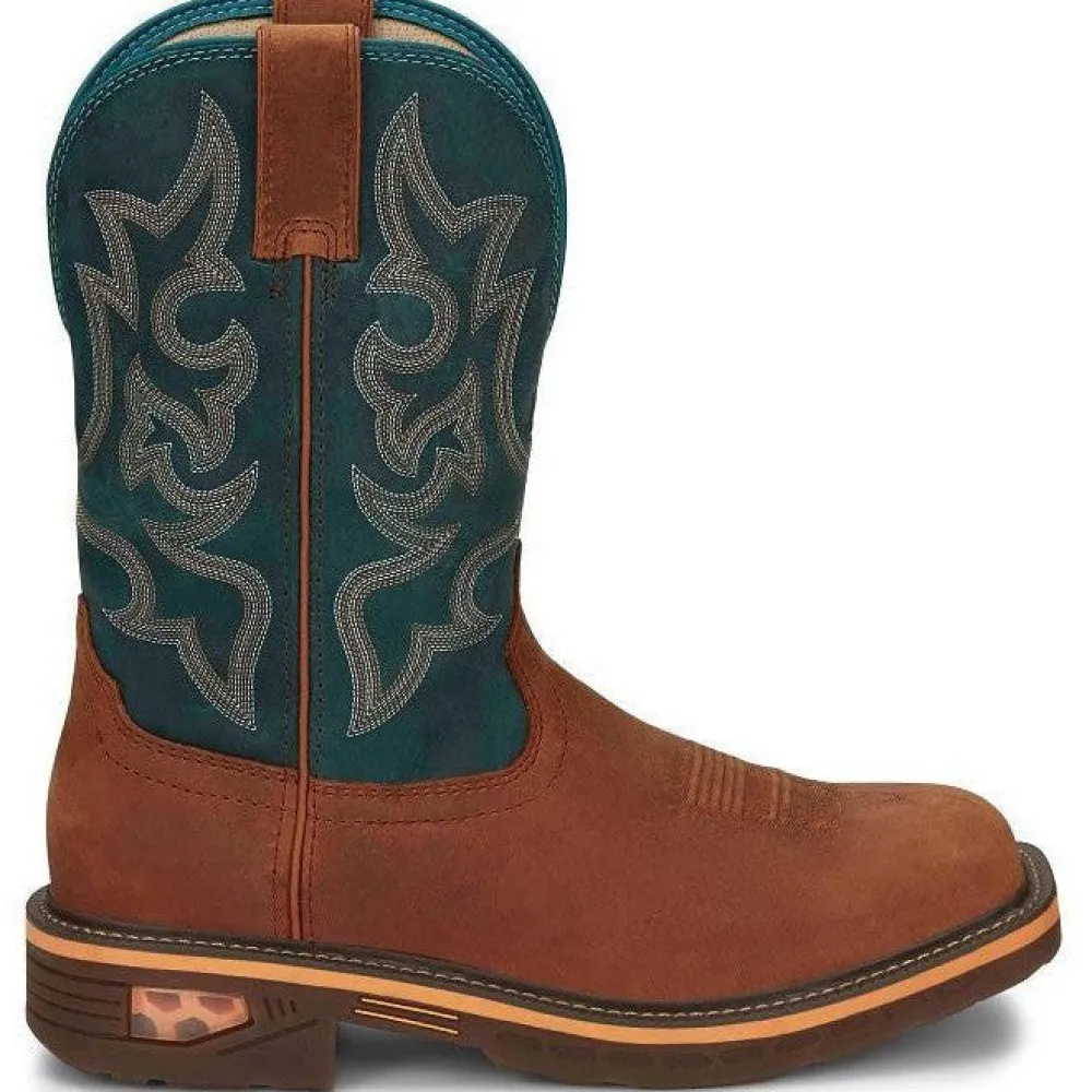 Justin Men's Resistor 11" Nano CT Western Work Boot - - CR4010