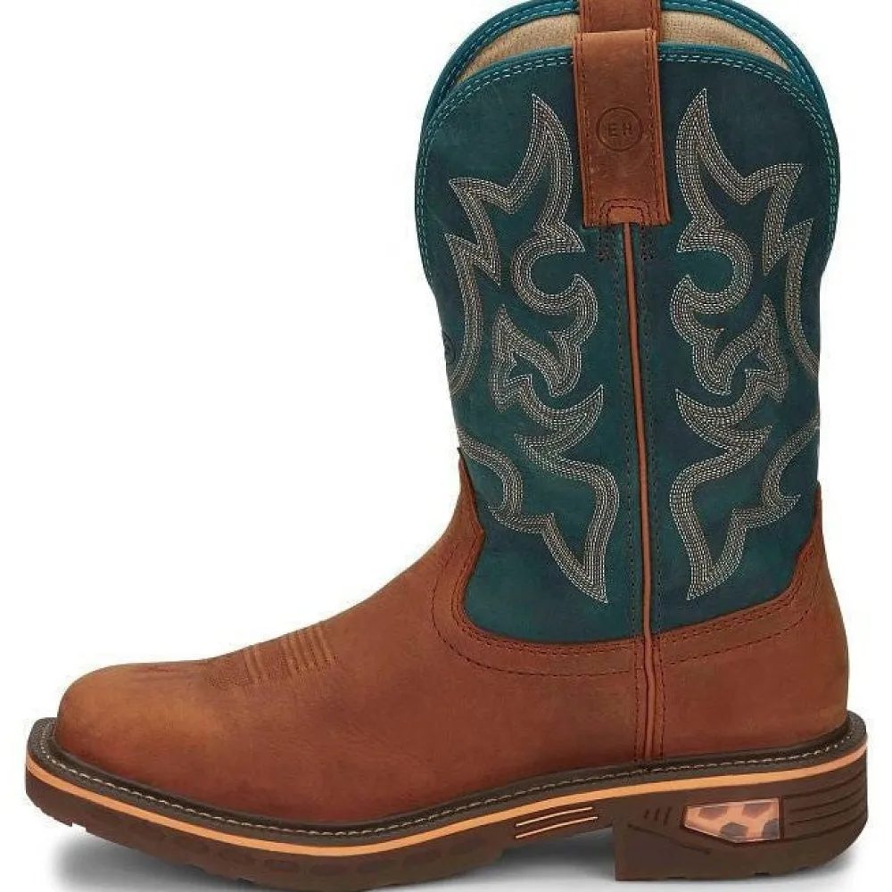 Justin Men's Resistor 11" Nano CT Western Work Boot - - CR4010