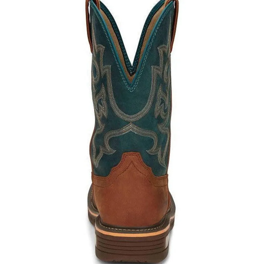 Justin Men's Resistor 11" Nano CT Western Work Boot - - CR4010