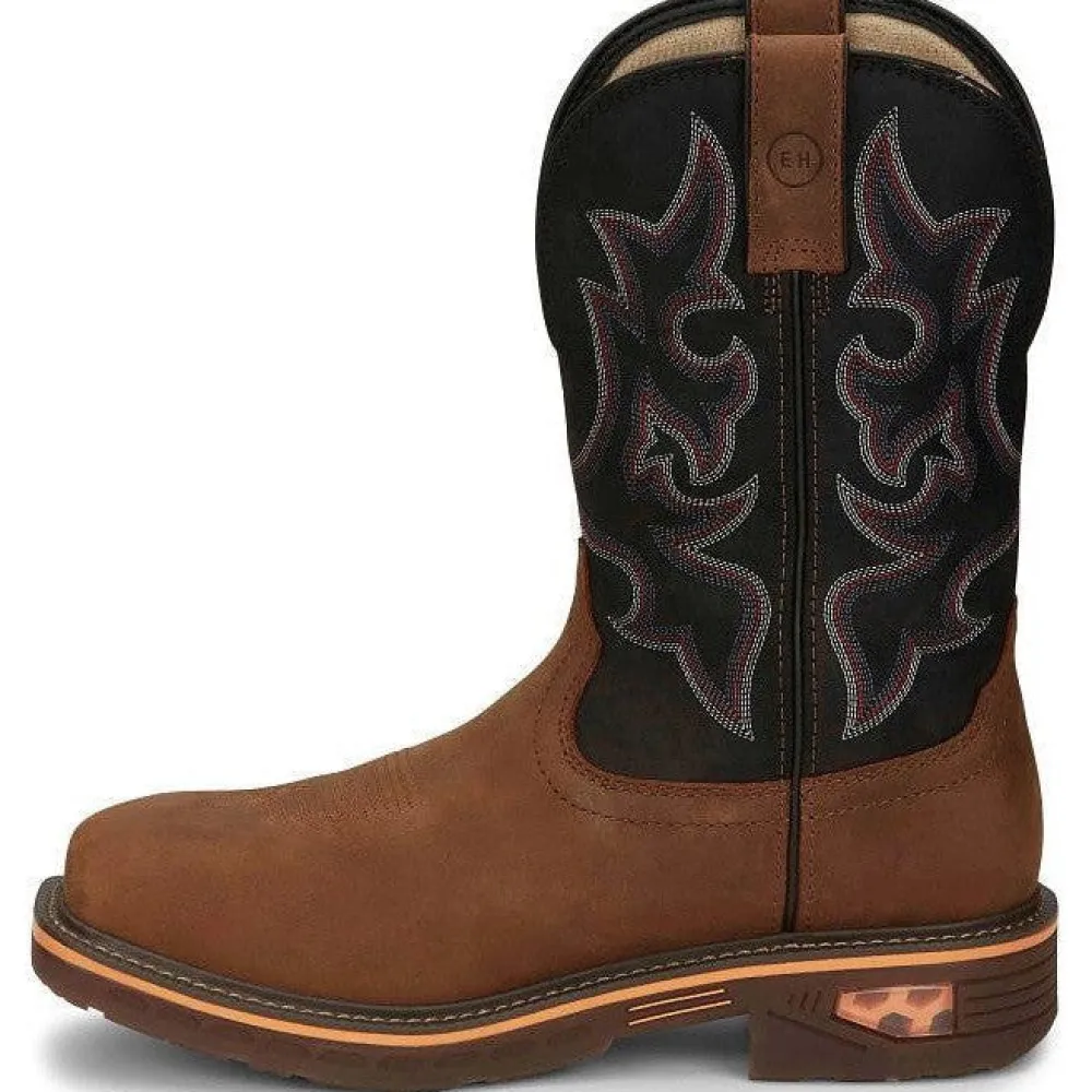 Justin Men's Resistor 11" Nano Comp Toe Western Work Boot -- CR4012