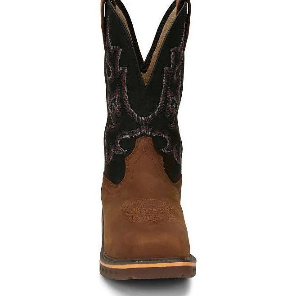 Justin Men's Resistor 11" Nano Comp Toe Western Work Boot -- CR4012