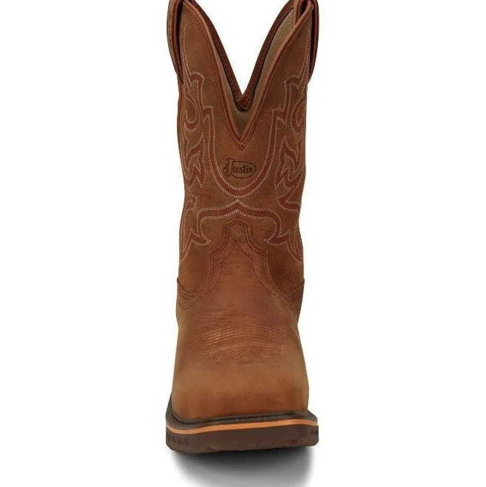 Justin Men's Resistor 11" Nano Comp Toe Western Work Boot -- CR4016