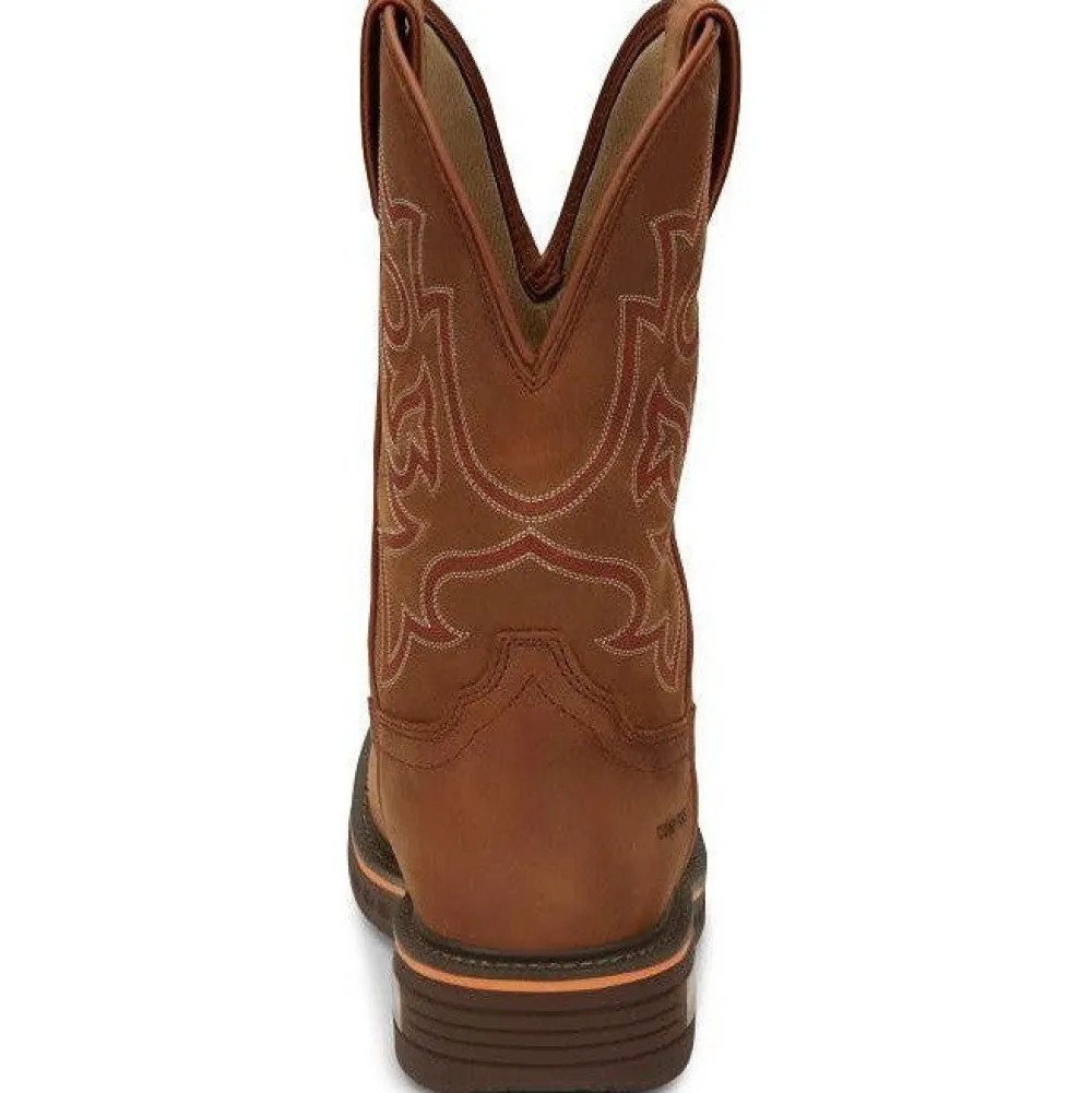 Justin Men's Resistor 11" Nano Comp Toe Western Work Boot -- CR4016