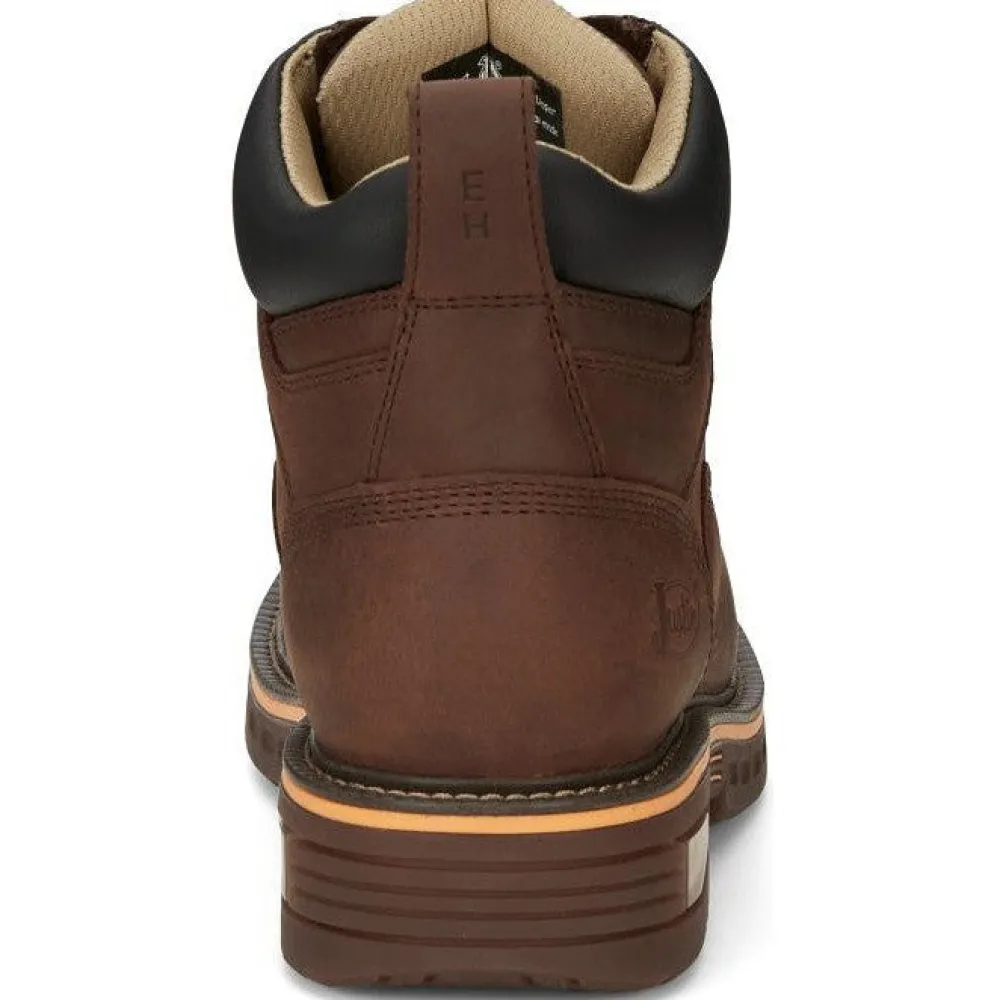 Justin Men's Resistor 6" WP Lace Up Western Work Boot -- CR401