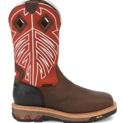 Justin Men's RoughNeck 12" Steel Toe WP Western Work Boot -- WK2115