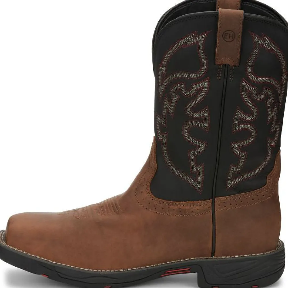 Justin Men's Rush 11" Comp Toe Western Work Boot -- WK4337