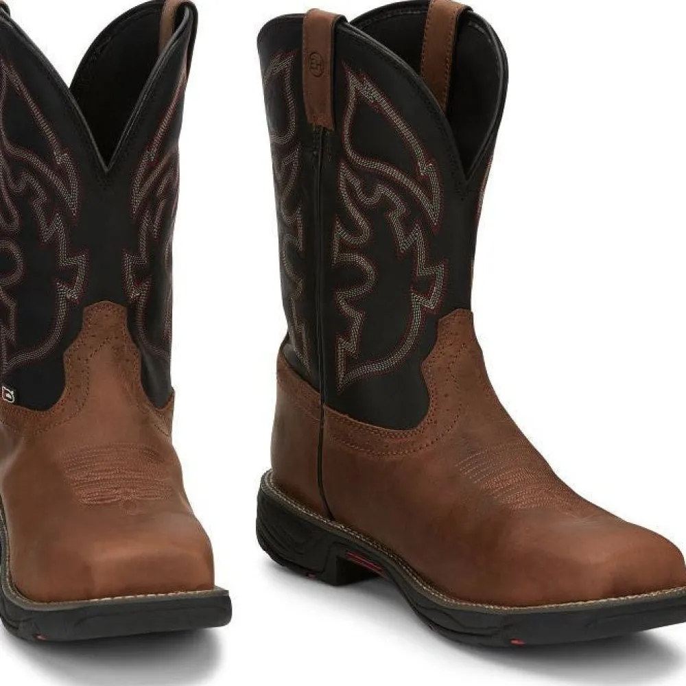 Justin Men's Rush 11" Comp Toe Western Work Boot -- WK4337