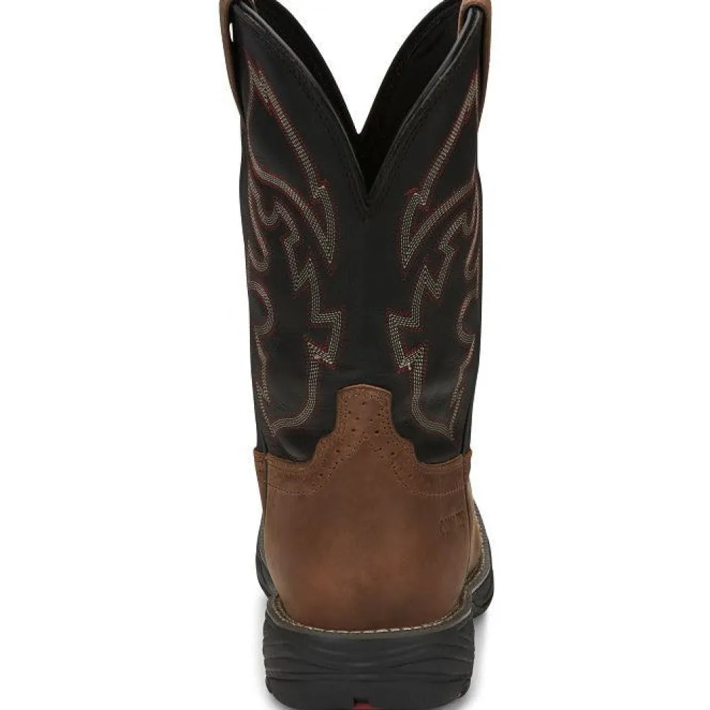 Justin Men's Rush 11" Comp Toe Western Work Boot -- WK4337