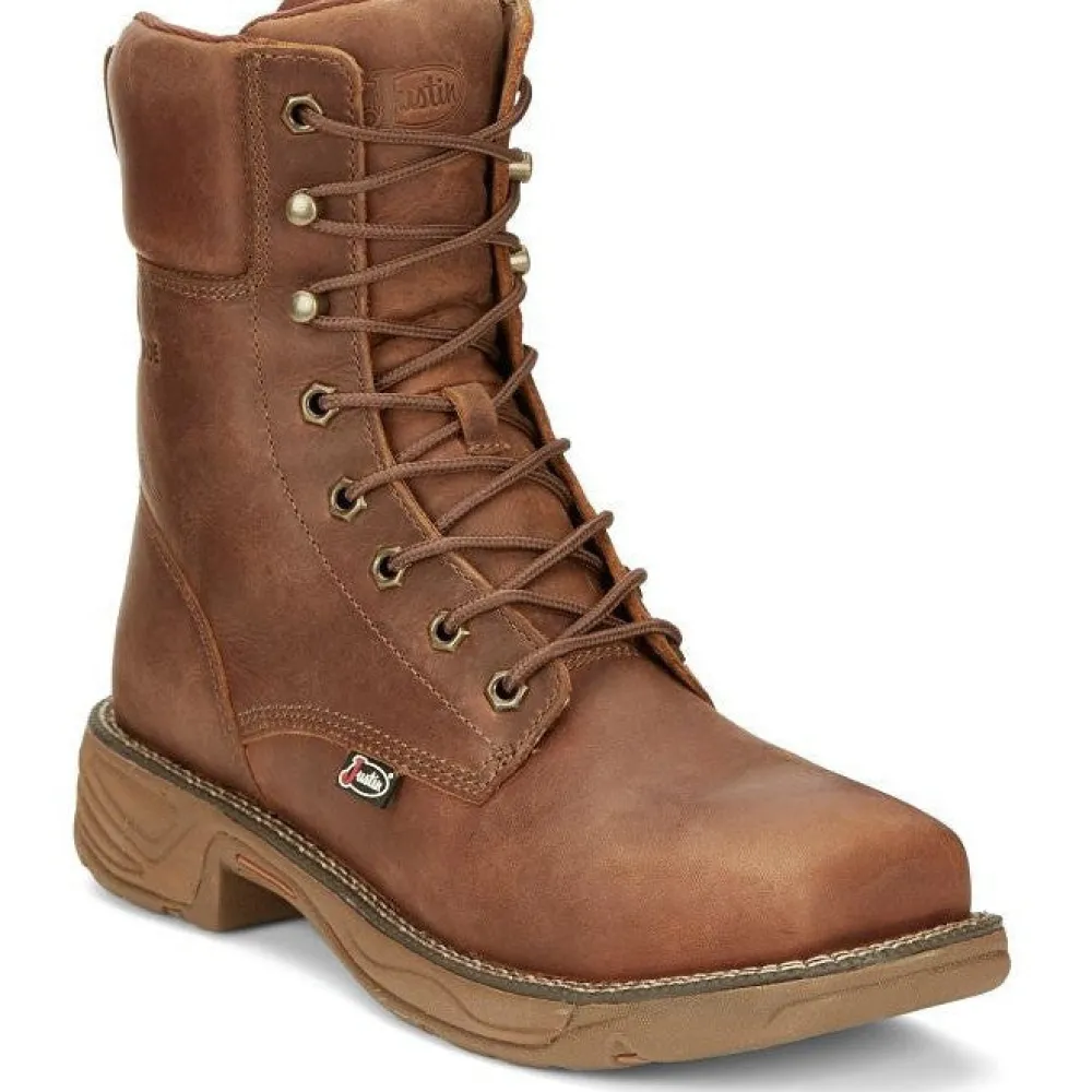 Justin Men's Rush 8" Nano CT Waterproof Western Work Boot -- SE468