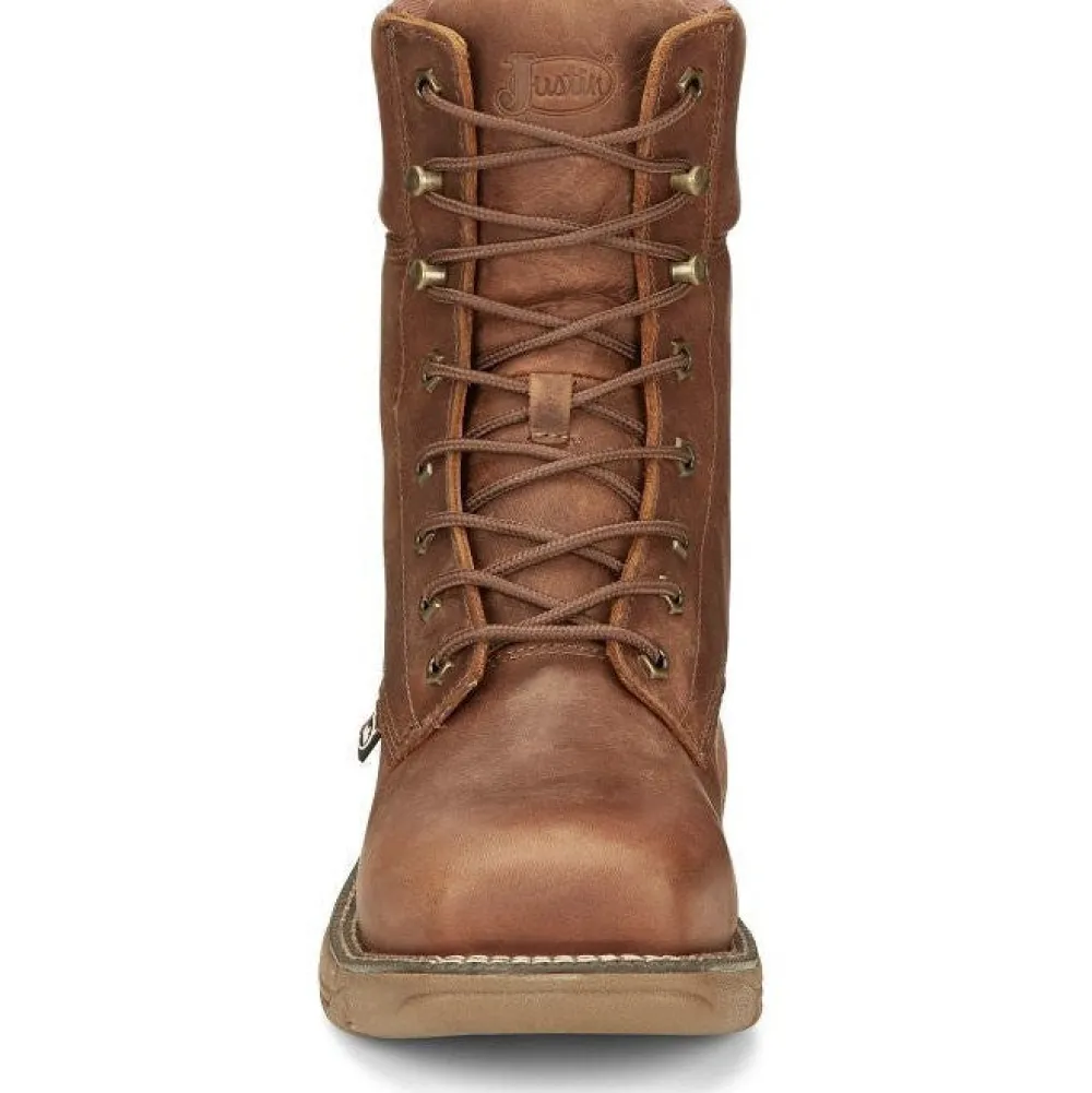 Justin Men's Rush 8" Nano CT Waterproof Western Work Boot -- SE468