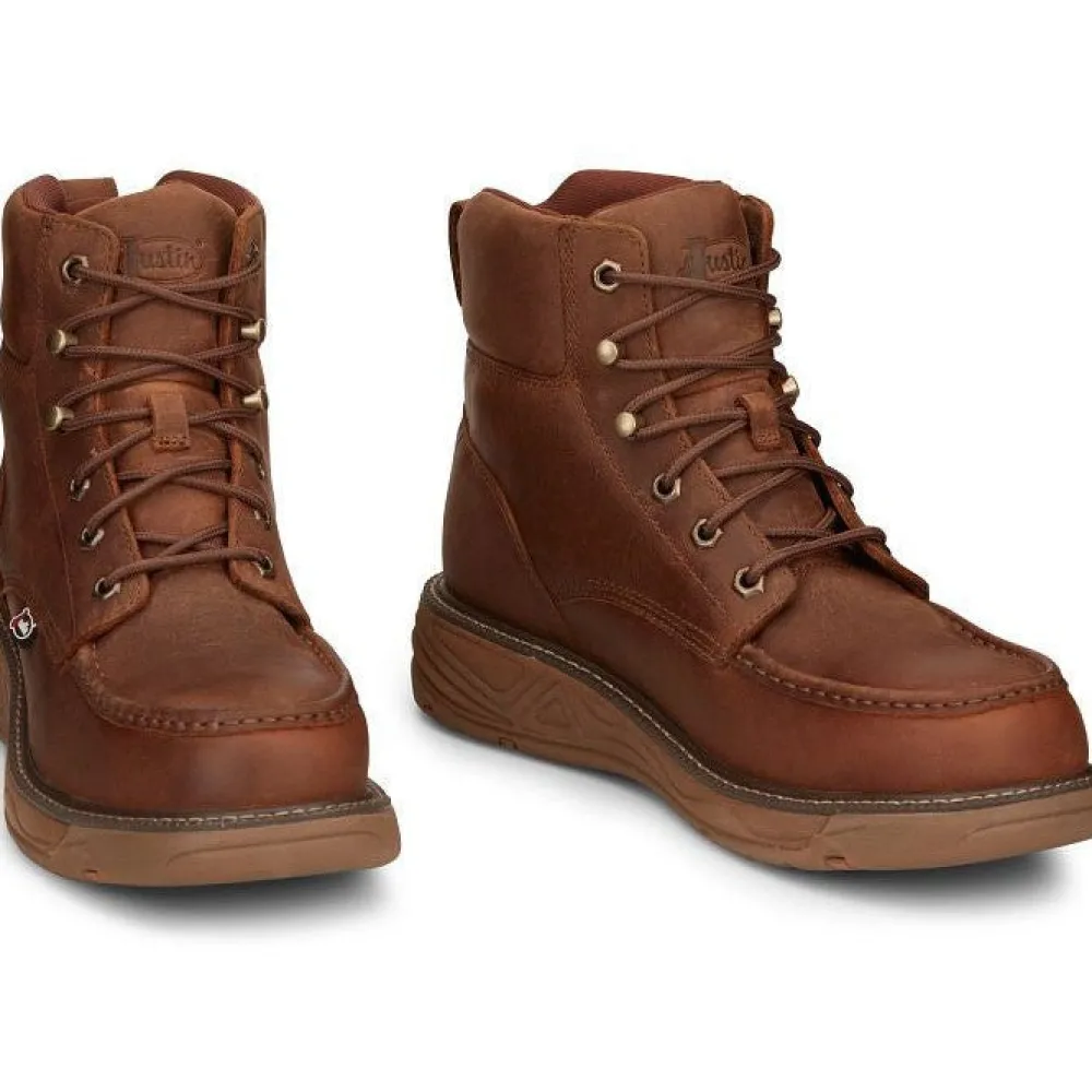 Women Justin Men's Rush 6" Nano CT Work Boot -- SE471