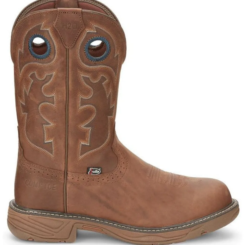 Justin Men's Rush 11" Nano CT Western Work Boot -- SE4334